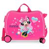 Maleta Infantil 2 Ruedas Multidireccionales Love Minnie Fucsia