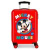 Maleta De Cabina Rígida Circle Mickey Roja 55 Cm