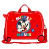 Maleta Infantil 2 Ruedas Multidireccionales Circle Mickey Roja