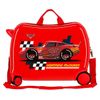 Maleta Infantil 2 Ruedas Multidireccionales Mcqueen Roja 50 Cm