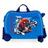 Maleta Infantil 2 Ruedas Multidireccionales Spiderman Geo Azul