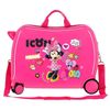 Maleta Infantil 2 Ruedas Multidireccionales Enjoy Minnie Icon Fucsia