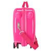 Maleta Infantil 2 Ruedas Multidireccionales Enjoy Minnie Hi Love Fucsia