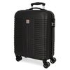 Maleta De Cabina Roll Road India Rígida 55cm Negro