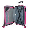 Maleta De Cabina Minnie Magic Corazones Rígida 55cm Fucsia