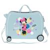 Maleta Infantil 2 Ruedas Multidireccionales Love Minnie Heart Azul