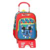 Mochila Escolar Mickey Shape Shifter Con Carro 38 Cm