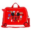 Maleta Infantil 2 Ruedas Multidireccionales Shape Shifter Mickey Rojo De 50 Cm