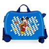 Maleta Infantil 2 Ruedas Multidireccionales Mickey Good Mood Azul