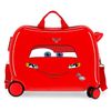 Maleta Infantil 2 Ruedas Multidireccionales Cars Lmq Rojo