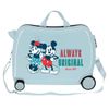 Maleta Infantil 2 Ruedas Multidireccionales Mickey Always Original Azul Claro