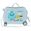 Maleta Infantil 2 Ruedas Multidireccionales Monsters Boo! Azul Claro