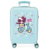 Maleta De Cabina Girl Gang Hello Kitty Rígida 55cm Turquesa