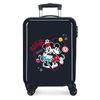 Maleta De Cabina Mickey & Minnie Ship Always Be Kind Rígida 55cm Marino