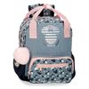 Mochila Preescolar Adaptable Mickey Denim 27 Cm