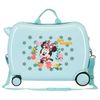 Maleta Infantil Minnie Golden Days Con 2 Ruedas Multidireccionales Turquesa