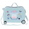 Maleta Infantil 2 Ruedas Multidireccionales Mickey Denim Azul Claro