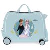 Maleta Infantil Frozen Follow Your Dreams Con 2 Ruedas Multidireccionales Azul