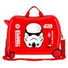 Maleta Infantil 2 Ruedas Multidireccionales Star Wars Storm Rojo 50 Cm