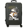 Maleta Mediana Star Wars Droids Bb8 Rígida 68cm Negro