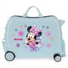 Maleta Infantil Minnie Super Helpers Ruedas Multidireccionales Azul Claro