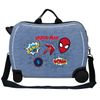 Maleta Infantil Spiderman Denim 2 Ruedas Multidireccionales