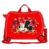 Maleta Infantil 2 Ruedas Multidireccionales Mickey Colour Mayhem Rojo