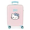 Maleta De Cabina Hello Kitty Wink Rígida 55cm Rosa Claro