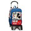 Mochila Escolar Mickey Colour Mayhem 38cm Con Carro