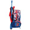 Mochila Preescolar Spiderman Hero Con Carro 25 Cm