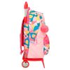 Mochila 44cm Roll Road Precious Flower Con Carro