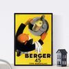 Poster Vintage. Anuncio Vintage De Vino Frances Berger 45 De 1935.