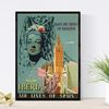 Poster Vintage. Cartel Vintage De Europa. Mujer Andaluza.