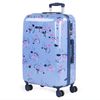 Maleta De Viaje Grande Policarbonato Trolley 60cm 4 Ruedas Dobles Tsa 131460 Azul