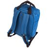 Mochila Casual De Hombre Grande. Lona Y Cuero Pu Polipiel 305536 Azul