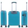 Maleta Cabina Puerto Usb Abs Trolley 55cm 4 Ruedas Dobles  Candado Tsa 175050 Turquesa