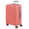 Maleta De Viaje Mediana Abs Trolley 60cm 4 Ruedas Dobles Candado Tsa 175060 Coral