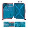 Maleta De Viaje Mediana Abs Trolley 60cm 4 Ruedas Dobles Candado Tsa 175060 Coral