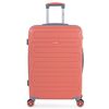 Maleta De Viaje Mediana Abs Trolley 60cm 4 Ruedas Dobles Candado Tsa 175060 Coral