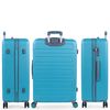 Maleta De Viaje Grande Abs Trolley 70 Cm Xl 4 Ruedas Dobles Candado Tsa 175070 Turquesa