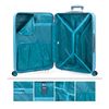 Maleta De Viaje Grande Abs Trolley 70 Cm Xl 4 Ruedas Dobles Candado Tsa 175070 Turquesa