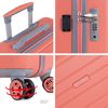 Maleta Cabina Puerto Usb Abs Trolley 55cm 4 Ruedas Dobles  Candado Tsa 175050 Coral