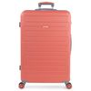 Maleta De Viaje Grande Abs Trolley 70 Cm Xl 4 Ruedas Dobles Candado Tsa 175070 Coral