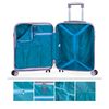 Maleta Cabina Puerto Usb Abs Trolley 55cm 4 Ruedas Dobles  Candado Tsa 175050 Rosa