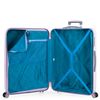 Maleta De Viaje Grande Abs Trolley 70 Cm Xl 4 Ruedas Dobles Candado Tsa 175070 Rosa