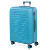 Maleta De Viaje Mediana Abs Trolley 60cm 4 Ruedas Dobles Candado Tsa 175060 Turquesa