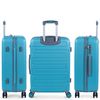 Maleta De Viaje Mediana Abs Trolley 60cm 4 Ruedas Dobles Candado Tsa 175060 Turquesa