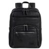 Mochila Tipo Casual Para Hombre De Piel Genuina. Múltiples Compartimentos 305936 Negro