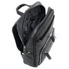 Mochila Tipo Casual Para Hombre De Piel Genuina. Múltiples Compartimentos 305936 Negro