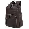 Mochila Tipo Casual Para Hombre De Piel Genuina. Múltiples Compartimentos 305936 Marron